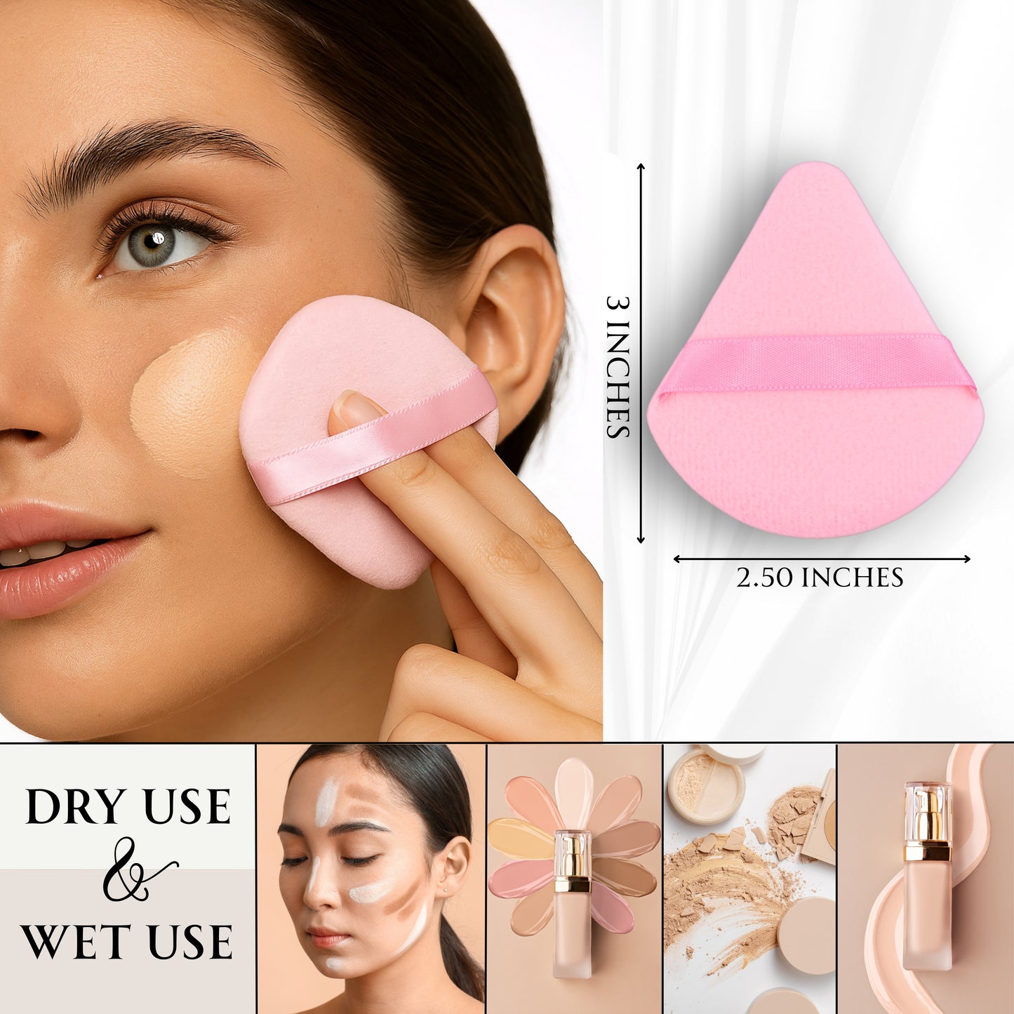 Makeup Brush Set – 40PCS Professional Makeup Brushes Set with Makeup Sponge & Powder Puffs, Premium Make Up Brush Set