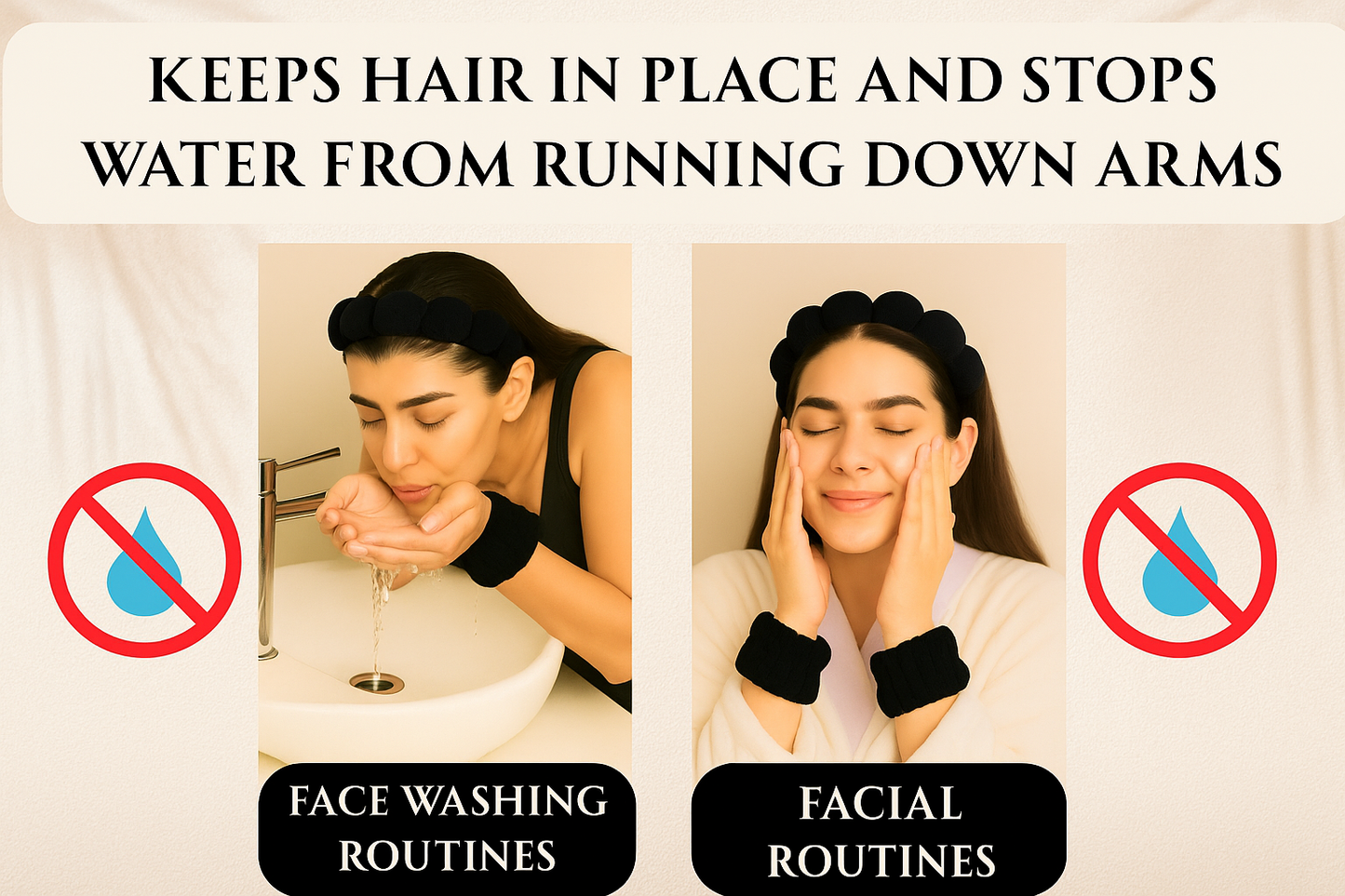 Spa Headband/Cuff Set