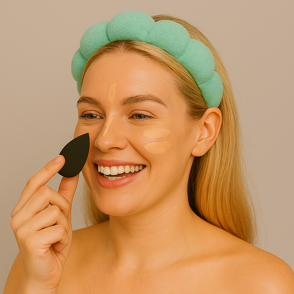 2 Orchids Skincare Headband – Terry Cloth Hair Band for Face Washing & Makeup for Women
