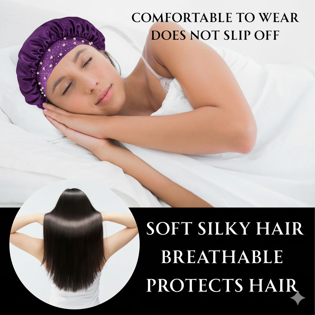 Glam Satin Sleep Bonnet