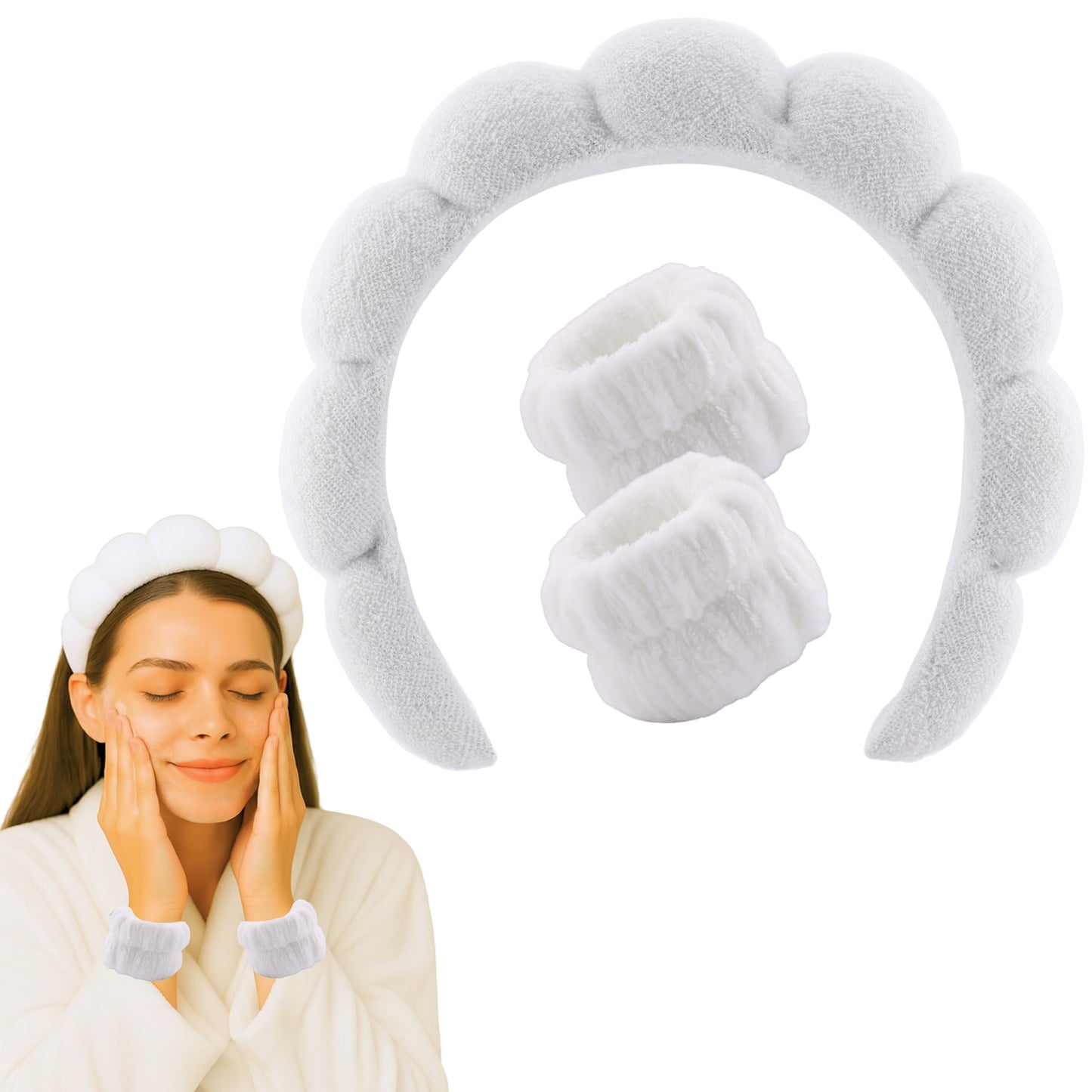 Spa Headbands/Cuff Sets