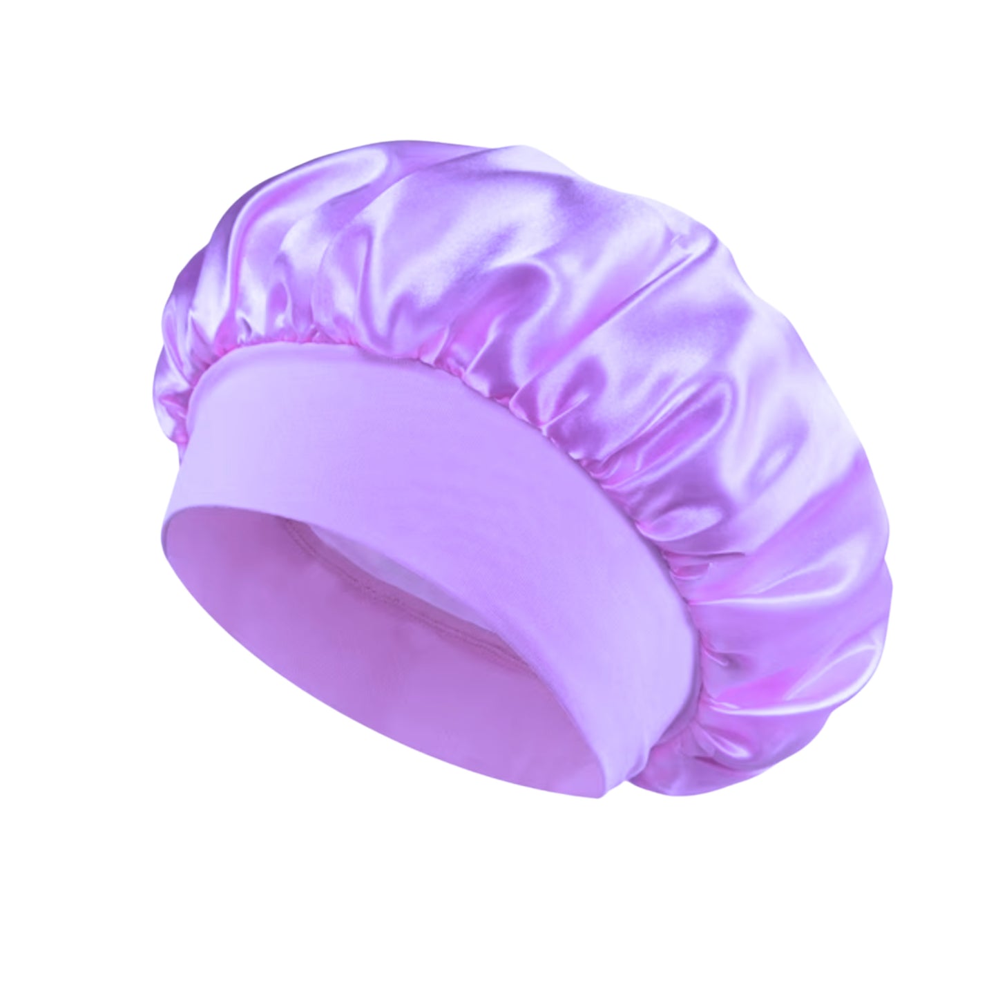 Satin Bonnet Silk Hair Bonnet for Sleeping, Sleep Bonnets for Women Large Wide Soft Band Sleep Cap for Curly Hair Braids