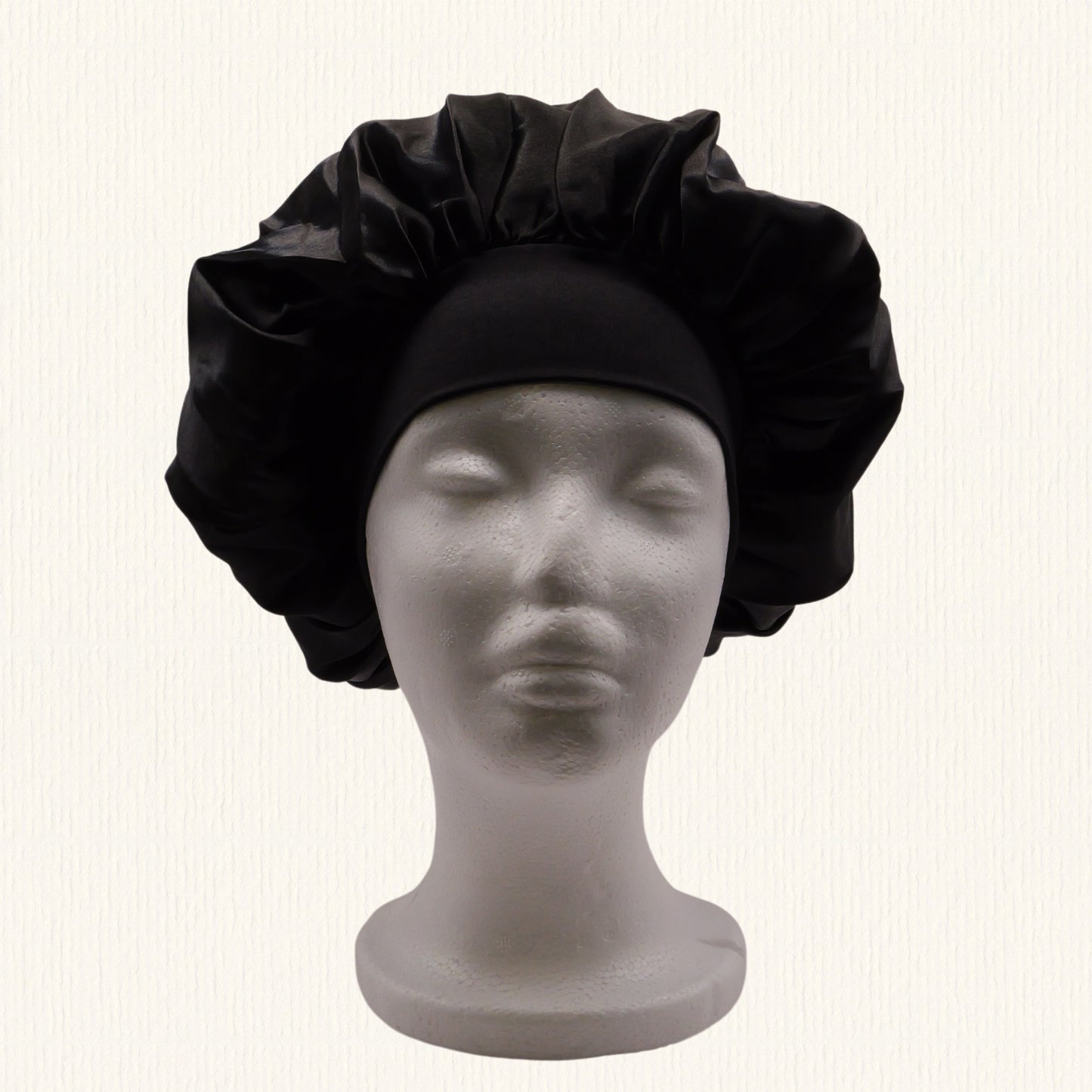 Satin Bonnet Silk Hair Bonnet for Sleeping, Sleep Bonnets for Women Large Wide Soft Band Sleep Cap for Curly Hair Braids
