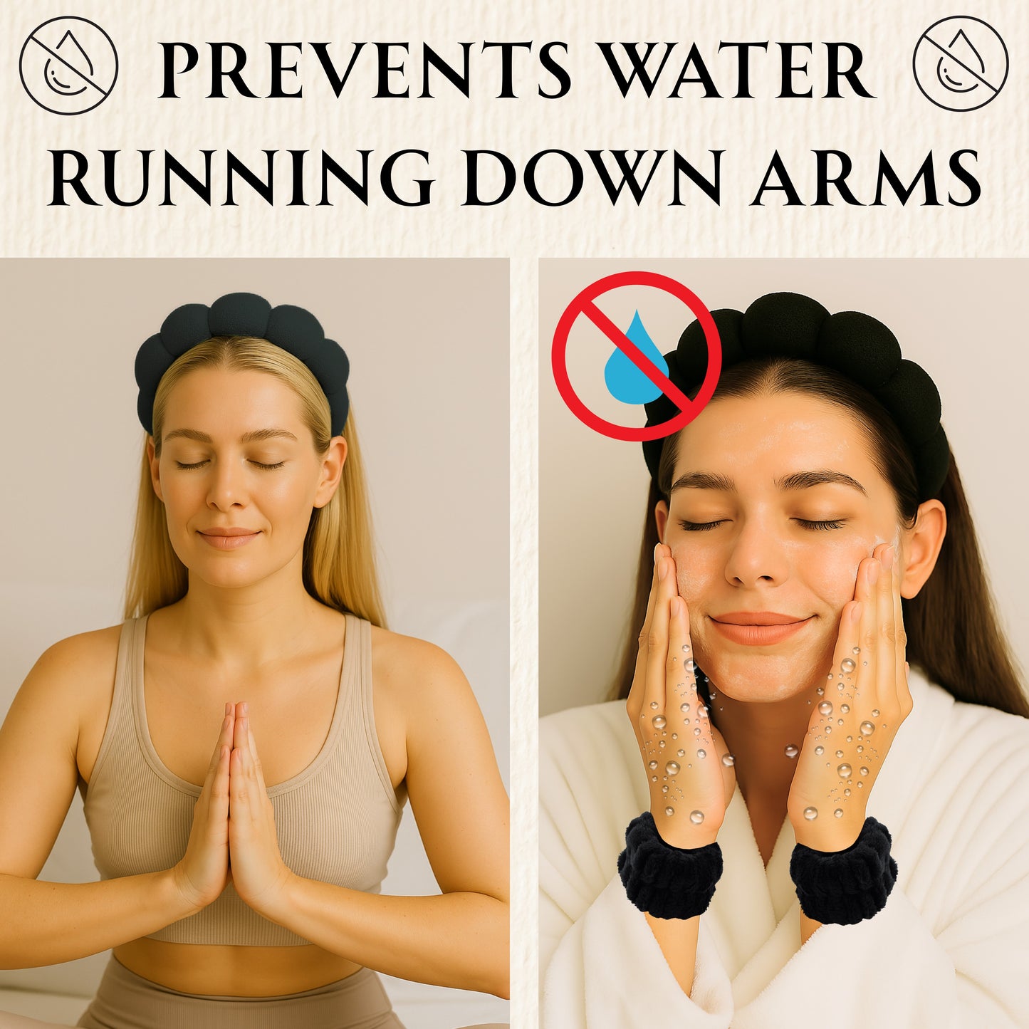 Spa Headband/Cuff Set