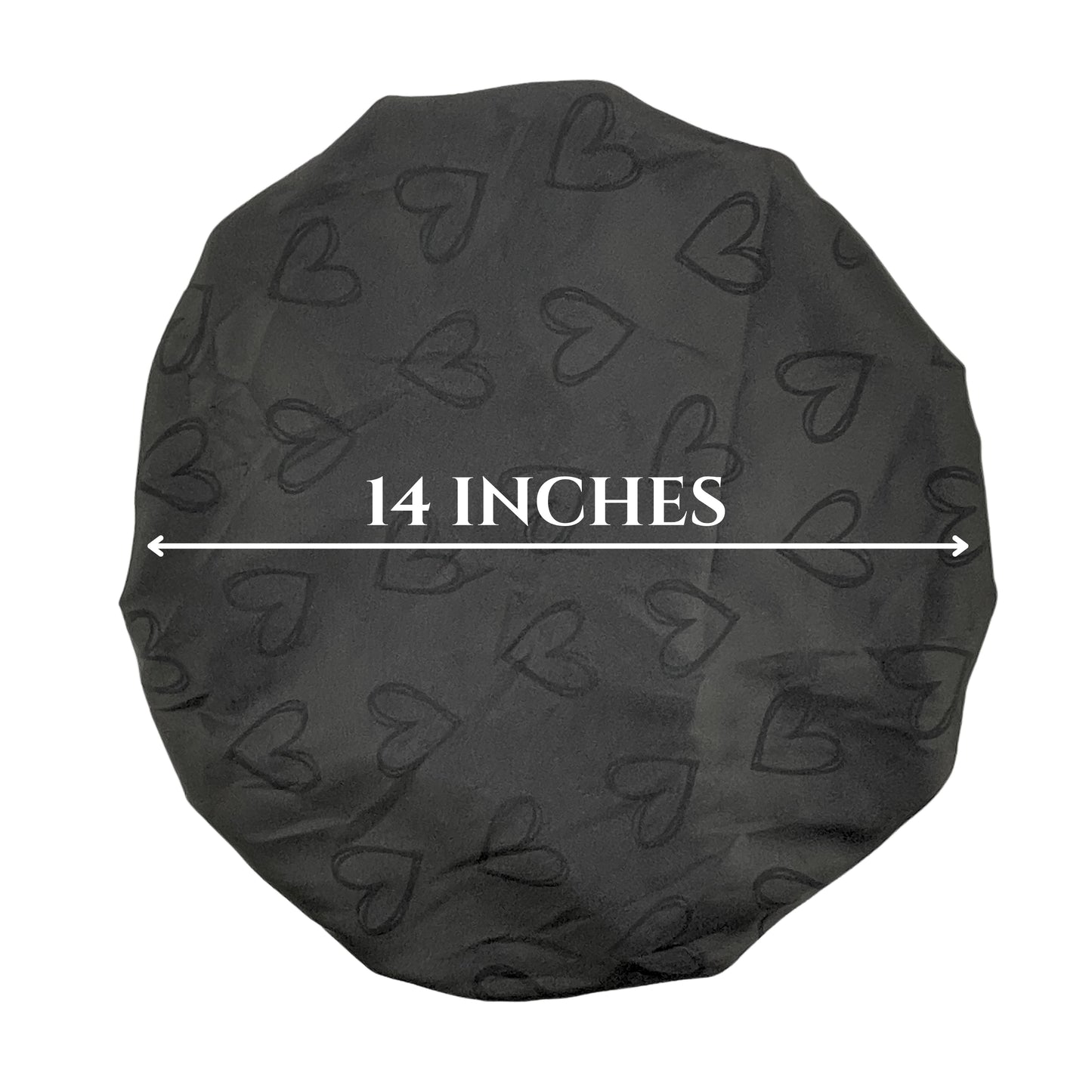 Large Satin Tie Bonnets