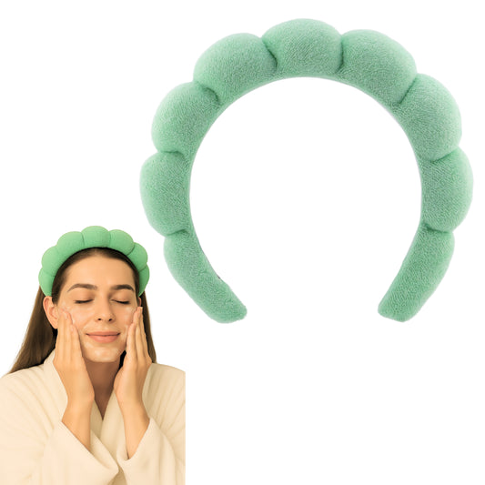 2 Orchids Skincare Headband – Soft Terry Cloth Hairband for Face Wash, Spa & Makeup Use